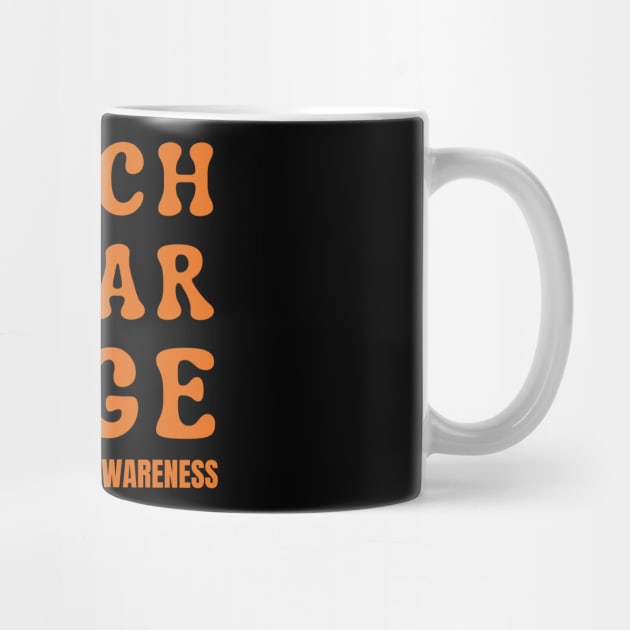 In March We Wear Orange Multiple Sclerosis Awareness by Creatifly Graphic Tees
